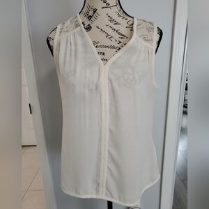 Banana Republic Cream Blouse